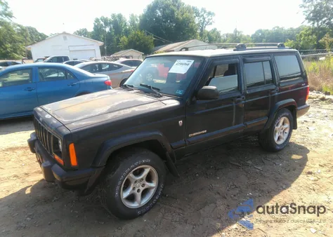2001 Jeep Cherokee Sport from USA, damaged, VIN 1J4FF48S61L621324